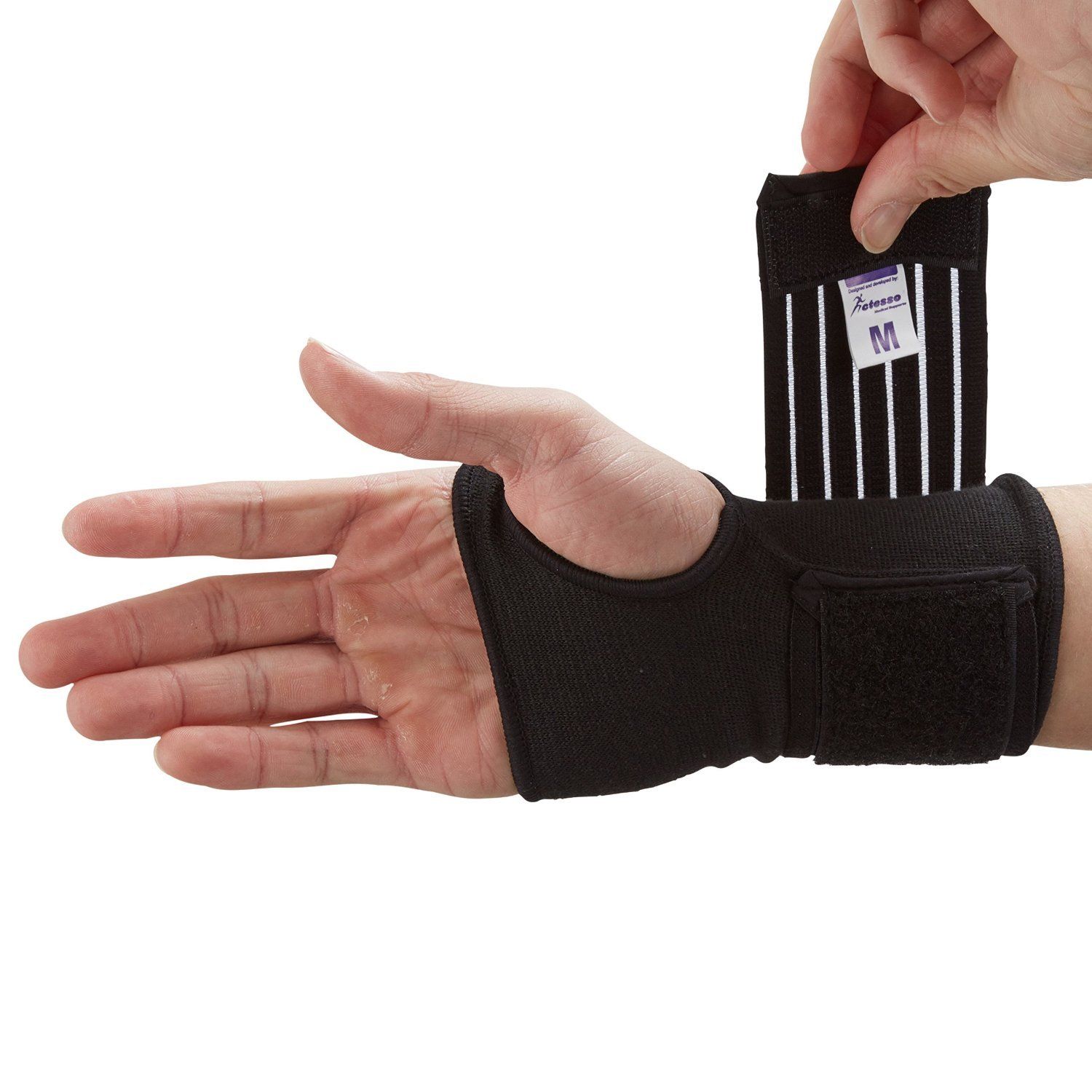 Actesso Wrist Hand Support Guard Strap with Adjustable Strap Sprain RSI Sport eBay