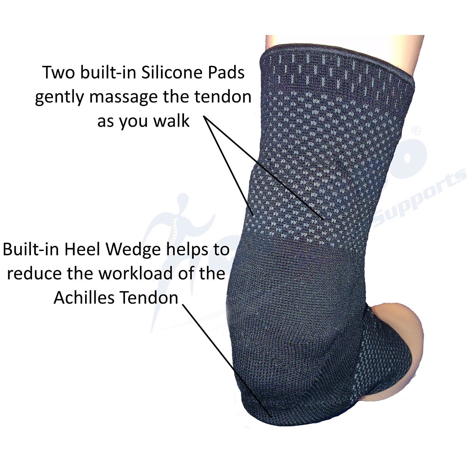Achilles Tendon Support Brace Strap Ankle Tendinitis Sprains Bursitis