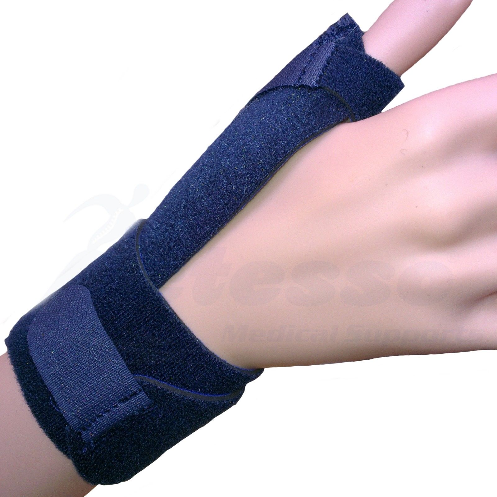 Blue Neoprene Medical Thumb Spica Wrist Support Splint Brace Hand Strain Sprain Ebay