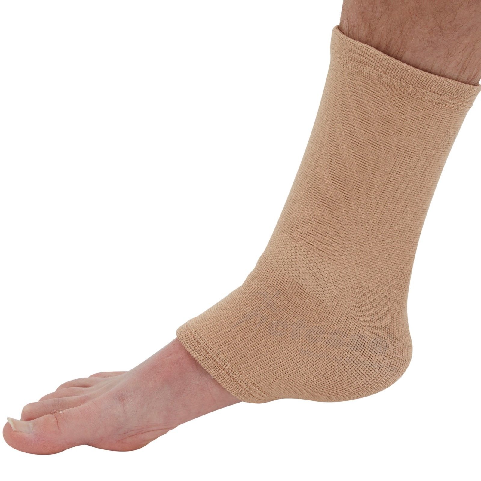 Elastic Ankle Support Pull-on Sleeve Ankle Wrap Compression Sports ...